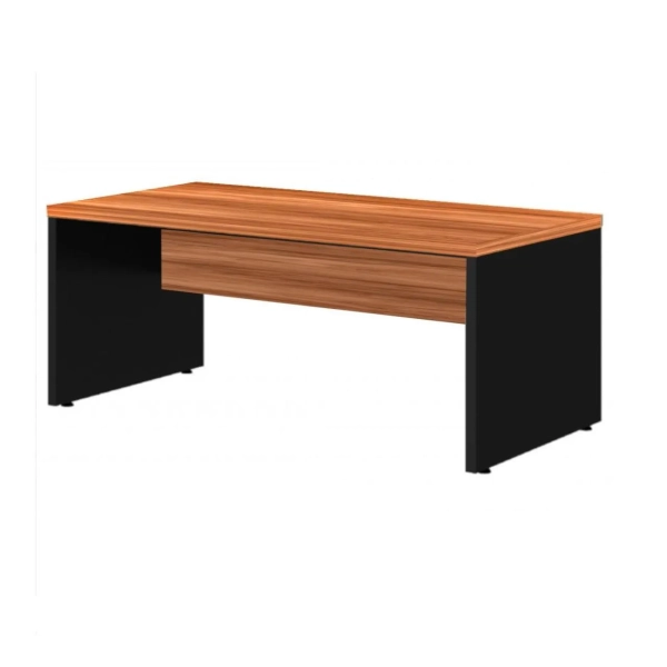 Mesa Escritório 1,50x0,60m - Sem gavetas - Malaga/Preto