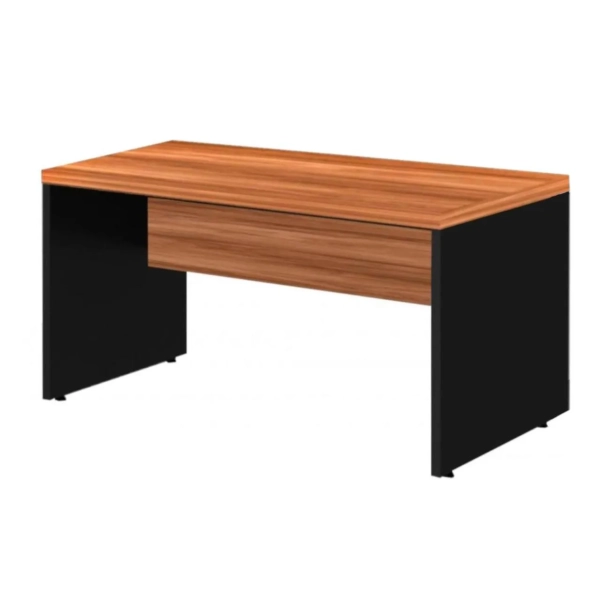 Mesa Escritório 1,70x0,70m - Sem gavetas - Malaga/Preto